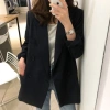 Áo blazer trơn đen Hàn - Giá 250.000đ, giảm từ 305.000đ, phong cách lịch lãm