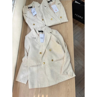 Áo Blazer Tweed Nhẹ 4 Mùa – 2 Cúc Thanh Lịch, Dễ Phối Đồ, Giá 390.000 giảm 20% 4