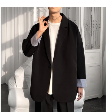 Áo blazer unisex BZ12 form rộng phong cách năng động Hàn Quốc giá 179.000₫