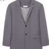 Áo Blazer Unisex Hàn Quốc Vitex Form Rộng - Thiết Kế Năng Động, Giá Ưu Đãi 344.500 VND 7