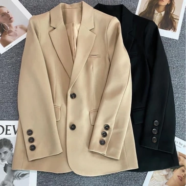 Áo Blazer và Áo khoác Véc 3 màu dáng rộng, thời trang xuân thu nữ - chỉ 259k