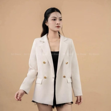 Áo Blazer & Vest Nữ Dài Tay Form Suông Đệm Vai - Sẵn Hàng, Giá 330k 6