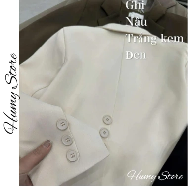 Áo Blazer Xẻ Lưng Gắn Cúc Hàng Chất Đẹp Loại 1 - Giá 329k tại Humy Store 8