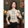 Áo blouse Barong, Filipiniana, chiffon thêu lỗ - châu Á nữ, giảm còn 362.286₫