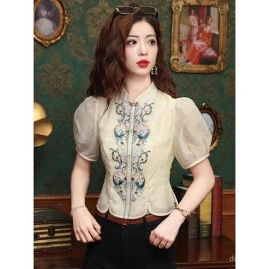 Áo blouse Barong, Filipiniana, chiffon thêu lỗ - châu Á nữ, giảm còn 362.286₫ 4 Áo blouse Barong, Filipiniana, chiffon thêu lỗ - châu Á nữ, giảm còn 362.286₫ 4