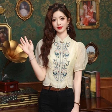 Áo blouse Barong, Filipiniana, chiffon thêu lỗ - châu Á nữ, giảm còn 362.286₫ 9 Áo blouse Barong, Filipiniana, chiffon thêu lỗ - châu Á nữ, giảm còn 362.286₫ 9