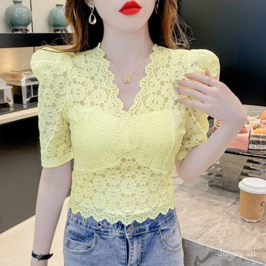 Áo blouse Barong Philippines cỡ lớn, thêu lỗ đơn giản, ren tương phản, phong cách ASEAN, giá 164,488₫ 3