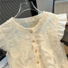 Áo blouse nữ mùa hè 2.025 không tay, ren thêu nhẹ nhàng, phong cách Trung Quốc, thoáng khí - Giá 320.760₫ 2