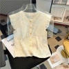 Áo blouse nữ mùa hè 2.025 không tay, ren thêu nhẹ nhàng, phong cách Trung Quốc, thoáng khí - Giá 320.760₫ 4