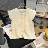 Áo blouse nữ mùa hè 2.025 không tay, ren thêu nhẹ nhàng, phong cách Trung Quốc, thoáng khí - Giá 320.760₫ 5