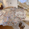 Áo bộ trẻ em mùa hè thoáng mát, in hình thời trang, kèm quần short bộ 2 trang phục cho bé trai bé gái 3