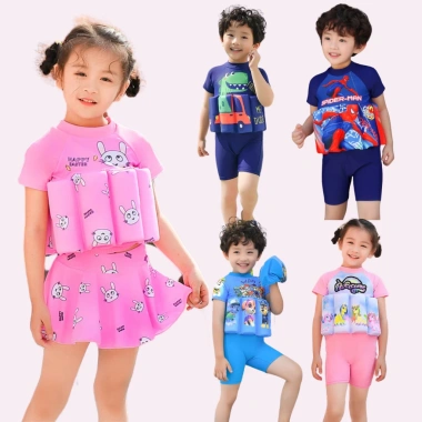 Áo bơi trẻ em liền phao trợ nổi, bộ liền cho bé trai - bé gái, giảm còn 245k