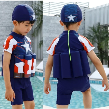 Áo bơi trẻ em liền phao trợ nổi, bộ liền cho bé trai - bé gái, giảm còn 245k 7