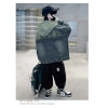Áo Bomber Denim Rách Oversize cho Bé Trai Xuân Thu - Cotton Dạo Phố, 295k 3
