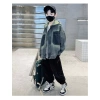 Áo Bomber Denim Rách Oversize cho Bé Trai Xuân Thu - Cotton Dạo Phố, 295k 5