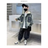 Áo Bomber Denim Rách Oversize cho Bé Trai Xuân Thu - Cotton Dạo Phố, 295k 6