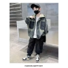Áo Bomber Denim Rách Oversize cho Bé Trai Xuân Thu - Cotton Dạo Phố, 295k 7