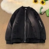 Áo bomber trần phao 3 lớp dày dặn, cổ đứng, màu đen, ấm áp - Giá 265.000₫ (Xả hàng) 3