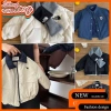 Áo bóng chày trẻ em cotton dày đứng cổ thời trang, đồng phục LeTong 160k