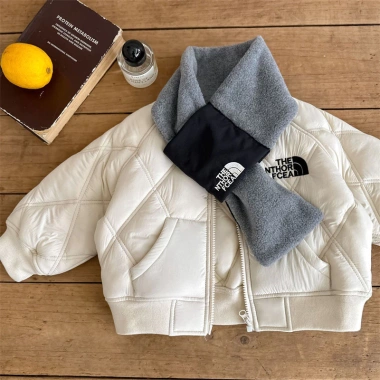 Áo bóng chày trẻ em cotton dày đứng cổ thời trang, đồng phục LeTong 160k 2