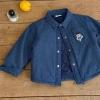 Áo bóng chày trẻ em cotton dày đứng cổ thời trang, đồng phục LeTong 160k 6