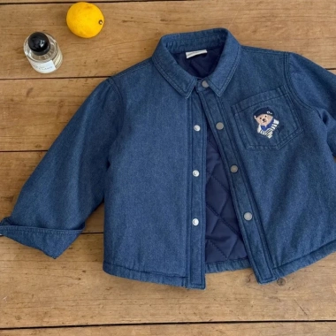 Áo bóng chày trẻ em cotton dày đứng cổ thời trang, đồng phục LeTong 160k 6
