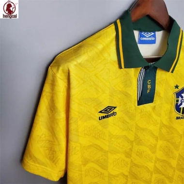 Áo bóng đá cổ điển Brazil 1.991/1.993 cho tuổi teen - Giá chỉ 321.732 VND, giảm mạnh