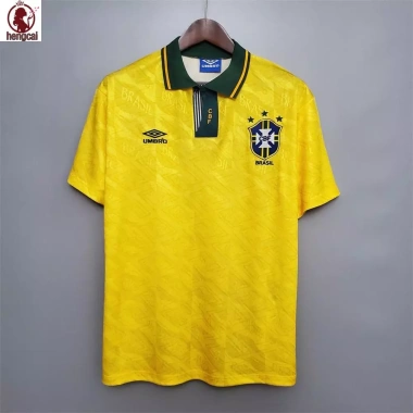 Áo bóng đá cổ điển Brazil 1.991/1.993 cho tuổi teen - Giá chỉ 321.732 VND, giảm mạnh 6