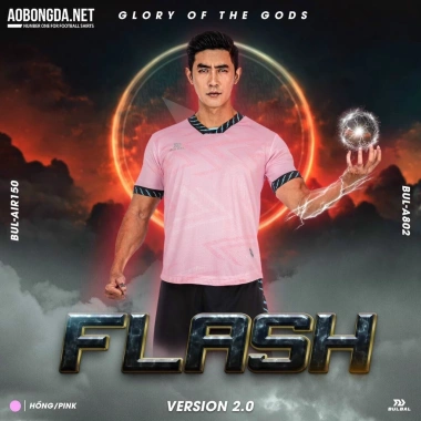 Áo bóng đá Flash 2 không logo, thun 2 lớp, thiết kế sắc nét, giảm giá 21% - chỉ 229.000 VND 4