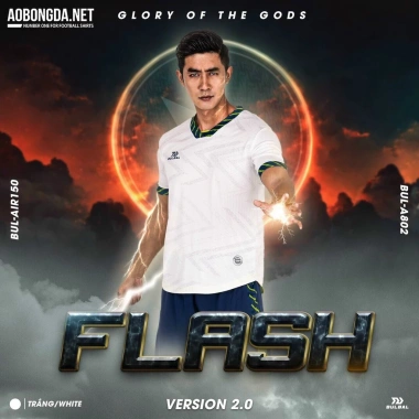 Áo bóng đá Flash 2 không logo, thun 2 lớp, thiết kế sắc nét, giảm giá 21% - chỉ 229.000 VND 7