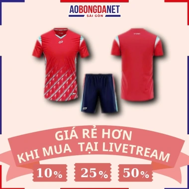 Áo Bóng Đá Nam Nữ CP 03 Không Logo, Vải Caro Thoáng Mát, Co Giãn Tốt, Giá 260k
