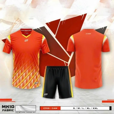 Áo Bóng Đá Nam Nữ CP 03 Không Logo, Vải Caro Thoáng Mát, Co Giãn Tốt, Giá 260k