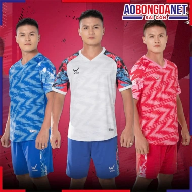 Áo Bóng Đá Nam Nữ Không Logo Wika Enzo - Vải Wikarotex Thoáng Mát, Đàn Hồi Tốt 2