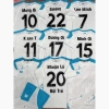 Áo Bóng Đá Nam/Nữ Blue Thun Mè Mát Lạnh In Tên Số Size 25‑95kg Giá 27.840₫ 3