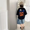 Áo bông mát mẻ mùa hè cho bé gái, bé trai, ngắn tay dễ thương Kanak-Kanak 5