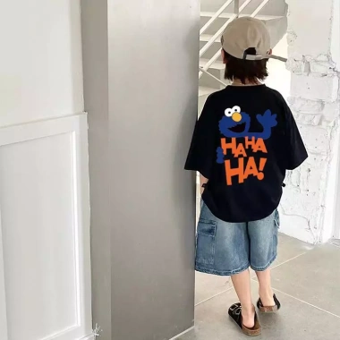 Áo bông mát mẻ mùa hè cho bé gái, bé trai, ngắn tay dễ thương Kanak-Kanak