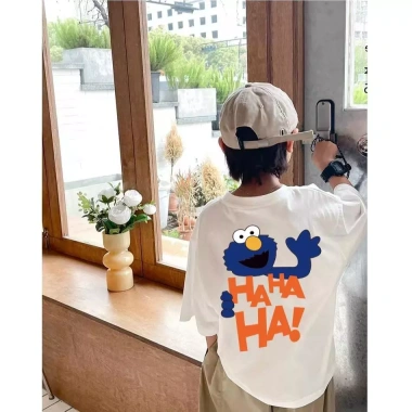 Áo bông mát mẻ mùa hè cho bé gái, bé trai, ngắn tay dễ thương Kanak-Kanak
