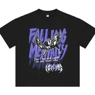 Áo boxy graffiti form rộng tay ngắn thun cotton 100% - Thời trang nam nữ chỉ 159.000₫ 3