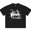 Áo boxy graffiti form rộng tay ngắn thun cotton 100% - Thời trang nam nữ chỉ 159.000₫ 4