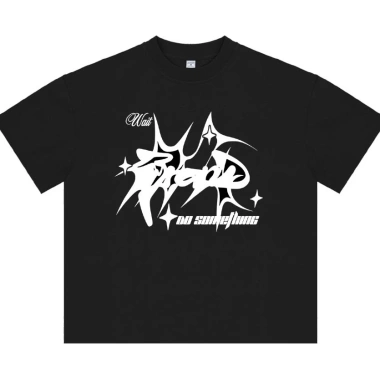 Áo boxy graffiti form rộng tay ngắn thun cotton 100% - Thời trang nam nữ chỉ 159.000₫ 4