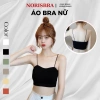 Áo bra nữ 2 dây basic cotton mút mỏng màu trơn - dễ phối, AMYBRA B7.719 49.000₫