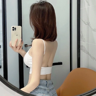 Áo Bra Nữ 2 Dây Chữ U Hở Lưng Không Gọng Nâng Ngực BIGU01 Giá 24.990 VND 2