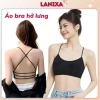 Áo bra nữ 2 dây mảnh LANIXA B5.507 - Đan chéo lưng, đệm mút mỏng, ôm ngực, 46.500₫