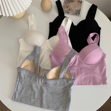 Áo Bra Nữ Cao Cấp Cotton Mềm Mịn, Ba Lỗ, Mút Đệm Ngực BRA30 - Giá chỉ 80.000₫ 4