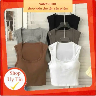 Áo Bra Nữ Cotton Mềm Mịn, Ba Lỗ Croptop Đệm Ngực, Trẻ Trung - Giá 90k (BRA29)