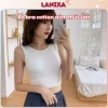 Áo bra nữ croptop thể thao cotton thấm mồ hôi, phong cách tập gym - LANIXA B6.666 70,100₫