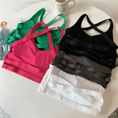 Áo Bra Nữ FREESHIP - Bra Ba Lỗ Dây Đan Chéo Lưng, Nâng Ngực Đều, Kiểu Trẻ Trung - 65k