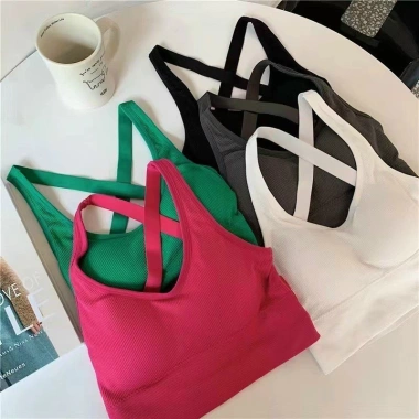 Áo Bra Nữ FREESHIP - Bra Ba Lỗ Dây Đan Chéo Lưng, Nâng Ngực Đều, Kiểu Trẻ Trung - 65k 9 Áo Bra Nữ FREESHIP - Bra Ba Lỗ Dây Đan Chéo Lưng, Nâng Ngực Đều, Kiểu Trẻ Trung - 65k 9