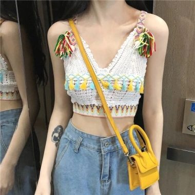 Áo bra nữ ren 2 dây phong cách thổ cẩm - Xinh xắn, giá chỉ 113.600₫