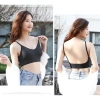 Áo bra nữ tập gym gân tăm đệm mút mỏng 2 dây khoét lưng chữ U - LANIXA B367 43k 7
